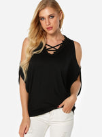 ODM Ladies Half Sleeve Blouses