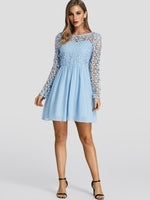 NEW FEELING Womens Blue Mini Dresses