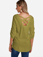 Custom Ladies V-Neck Blouses