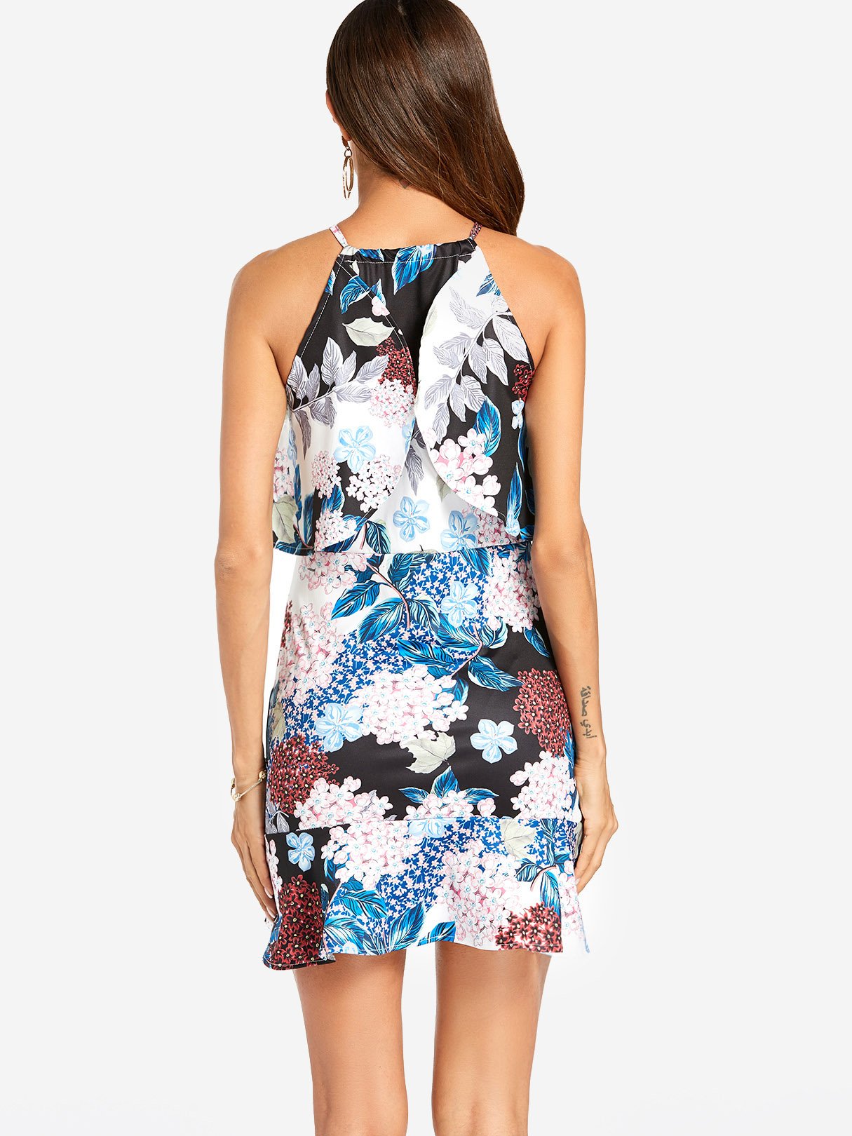NEW FEELING Womens Floral Mini Dresses