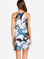 NEW FEELING Womens Floral Mini Dresses