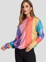 OEM Ladies Color Block T-Shirts