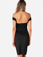 NEW FEELING Womens Black Midi Dresses