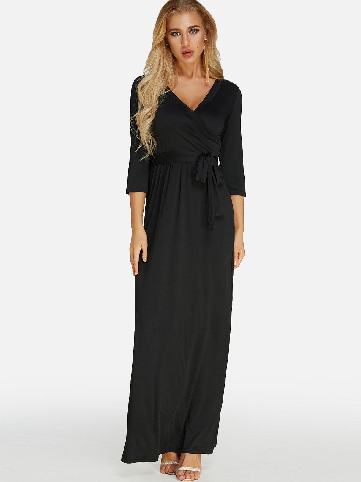 OEM ODM Womens Black Maxi Dresses