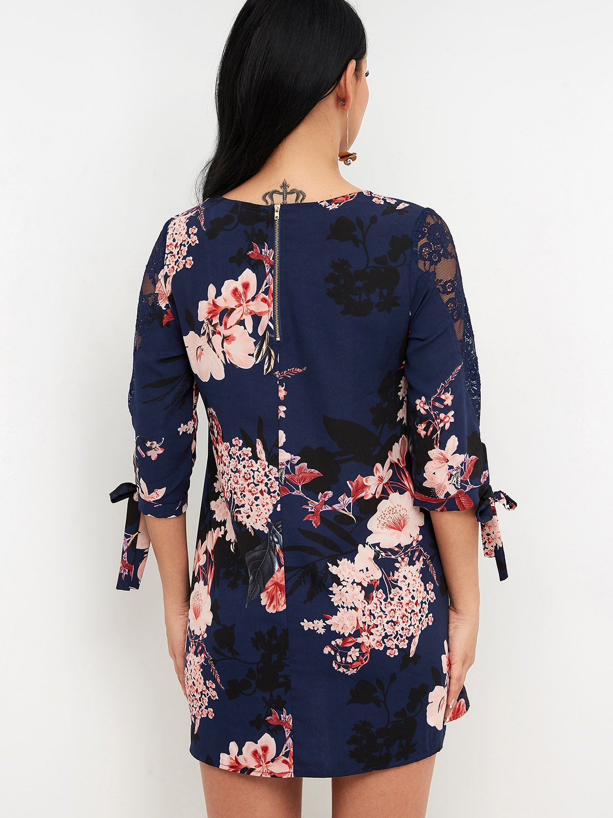 NEW FEELING Womens Navy Mini Dresses