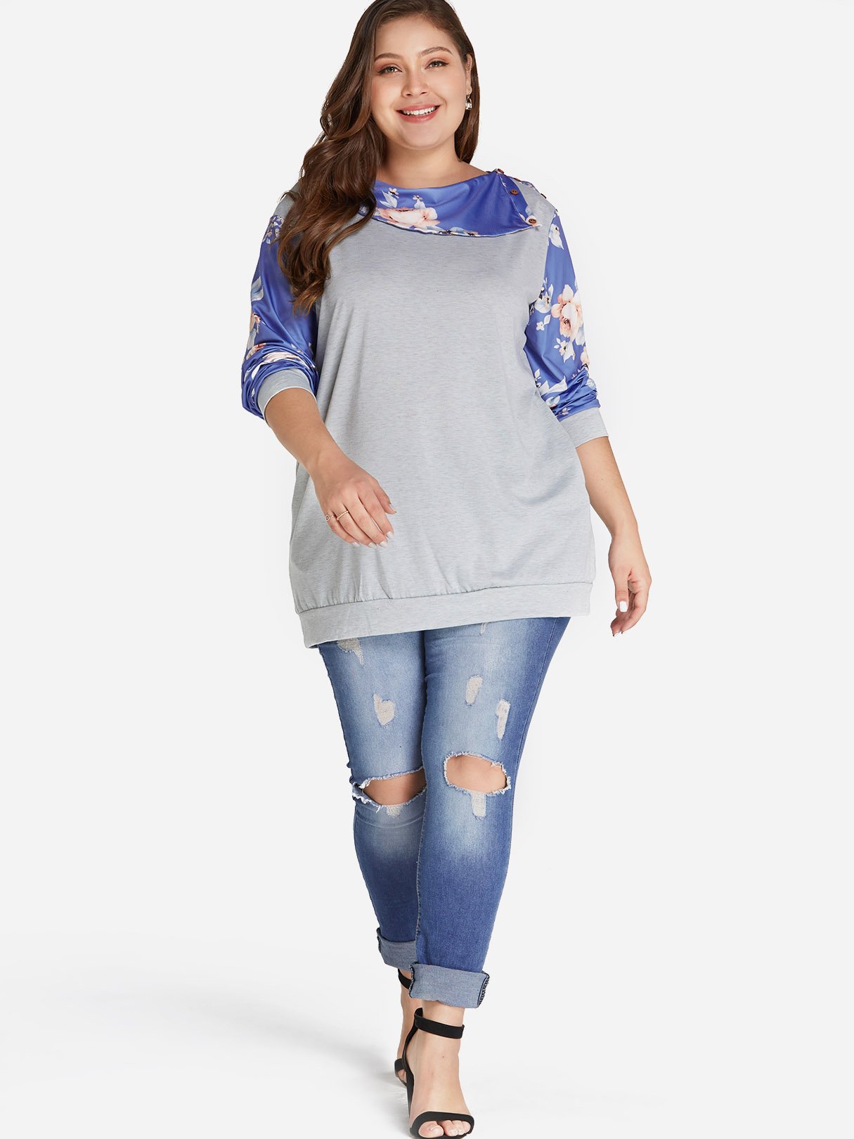 OEM ODM Plus Size Womens Blous