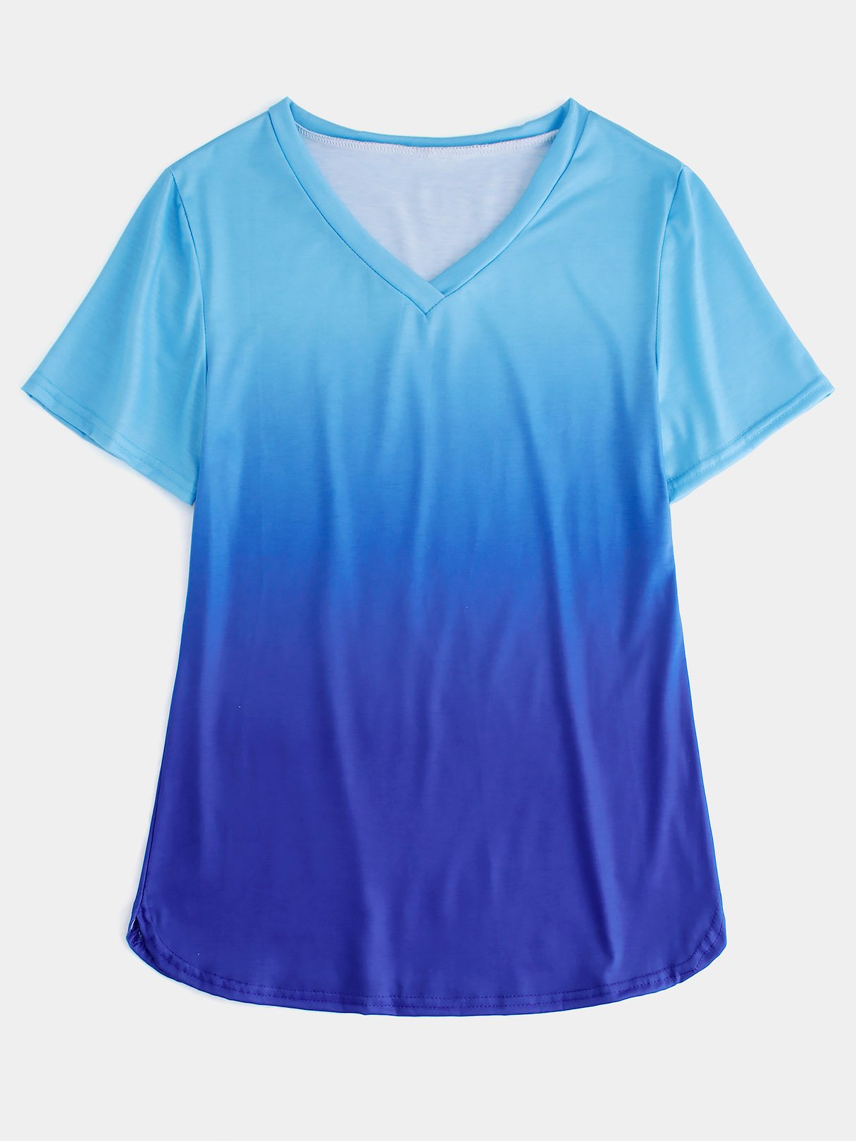 NEW FEELING Womens Blue T-Shirts