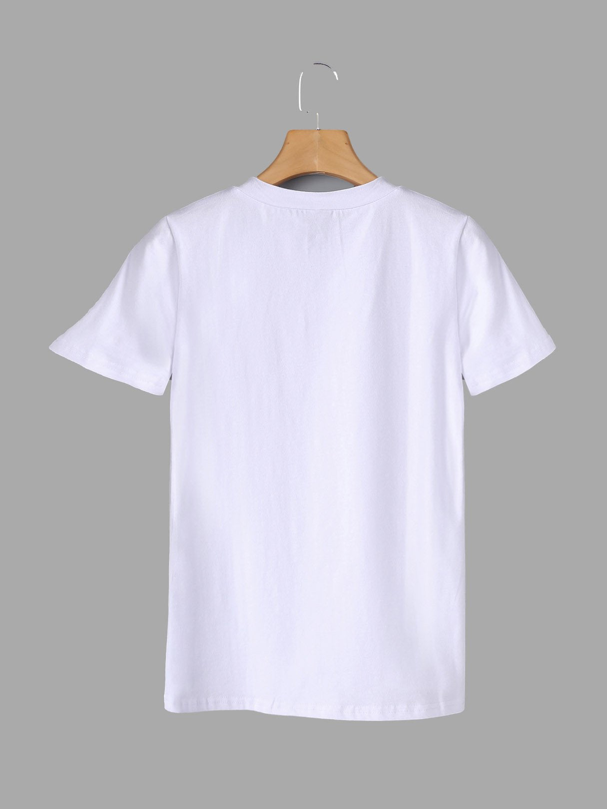 NEW FEELING Womens White T-Shirts