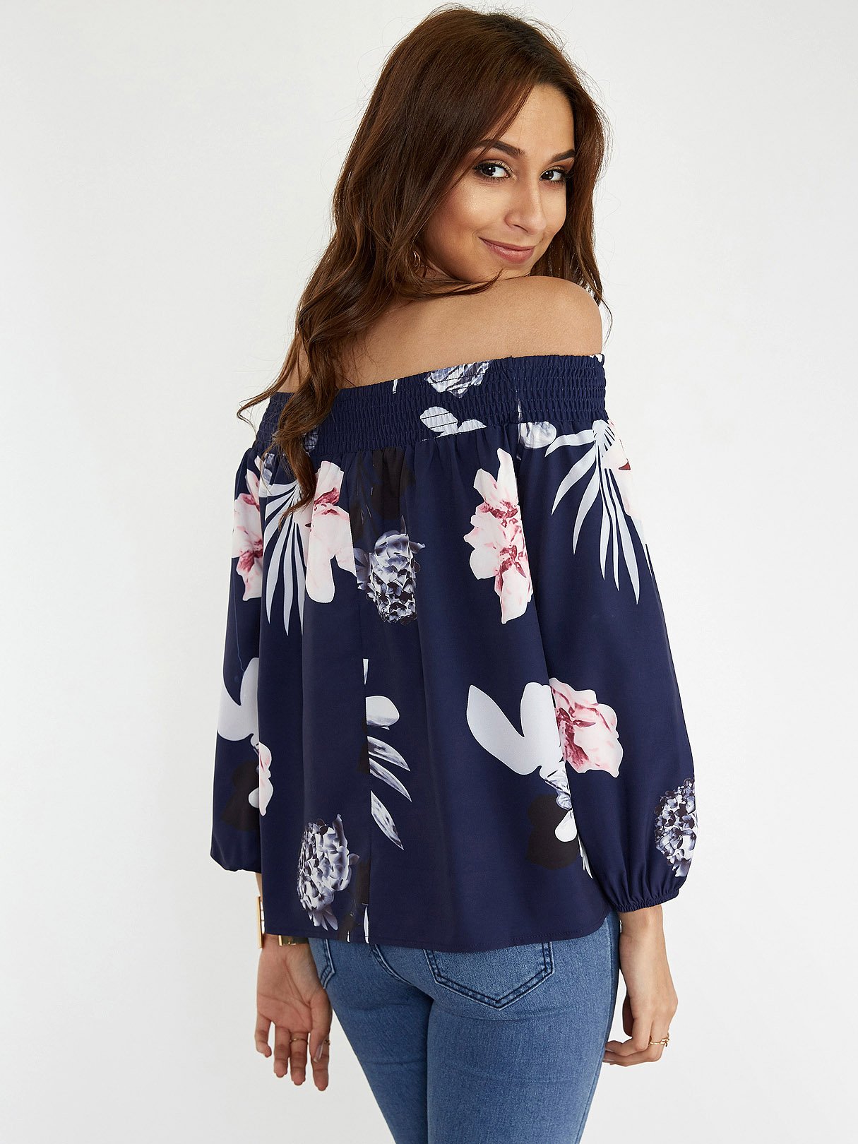 NEW FEELING Womens Navy Blouses