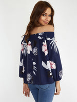 NEW FEELING Womens Navy Blouses
