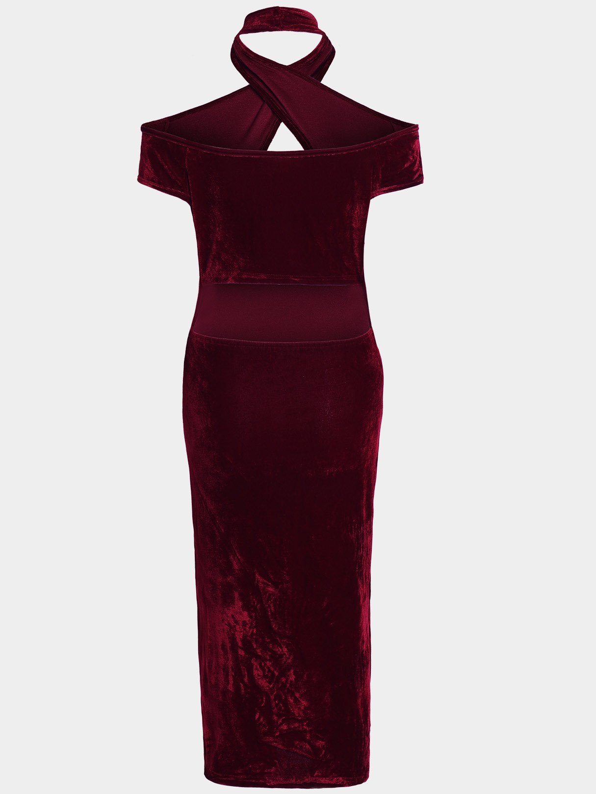 NEW FEELING Womens Burgundy Sexy Dresses