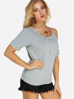 OEM Ladies Grey T-Shirts