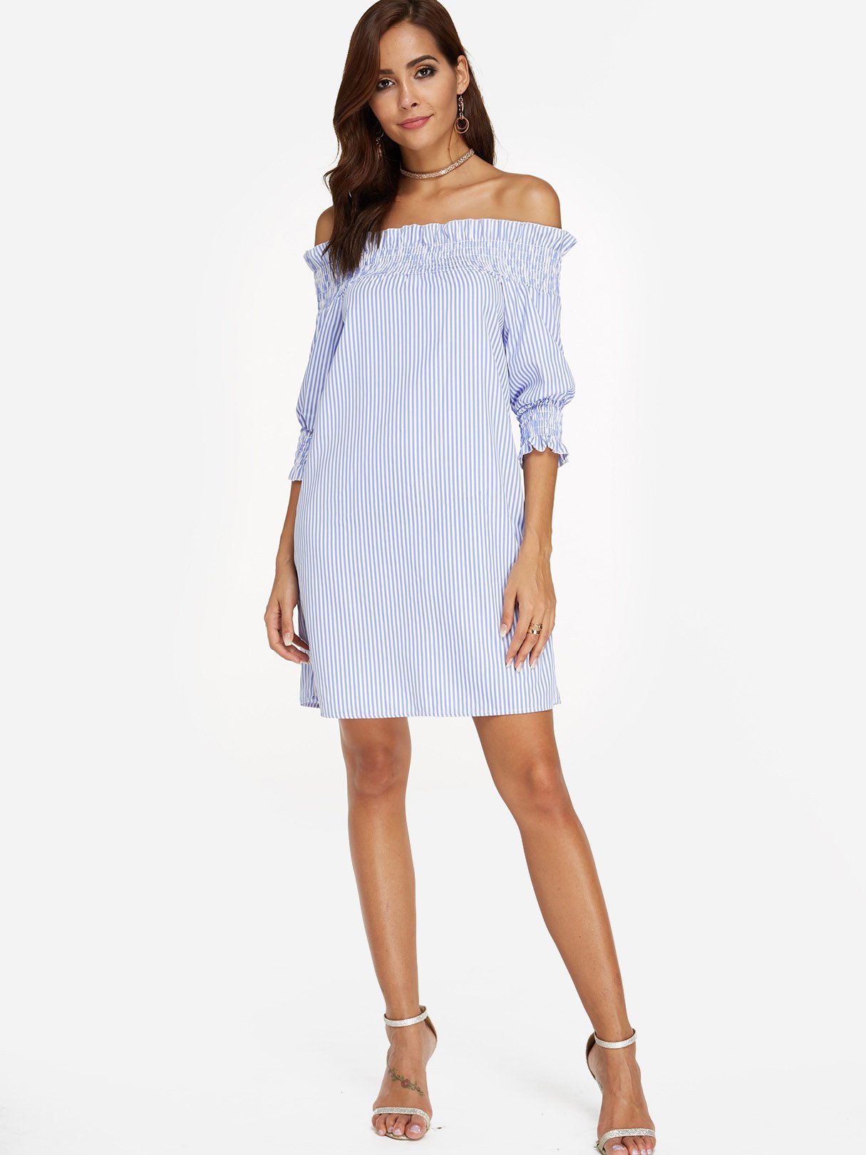 ODM Ladies Half Sleeve Dress