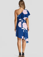 NEW FEELING Womens Navy Floral Dresses