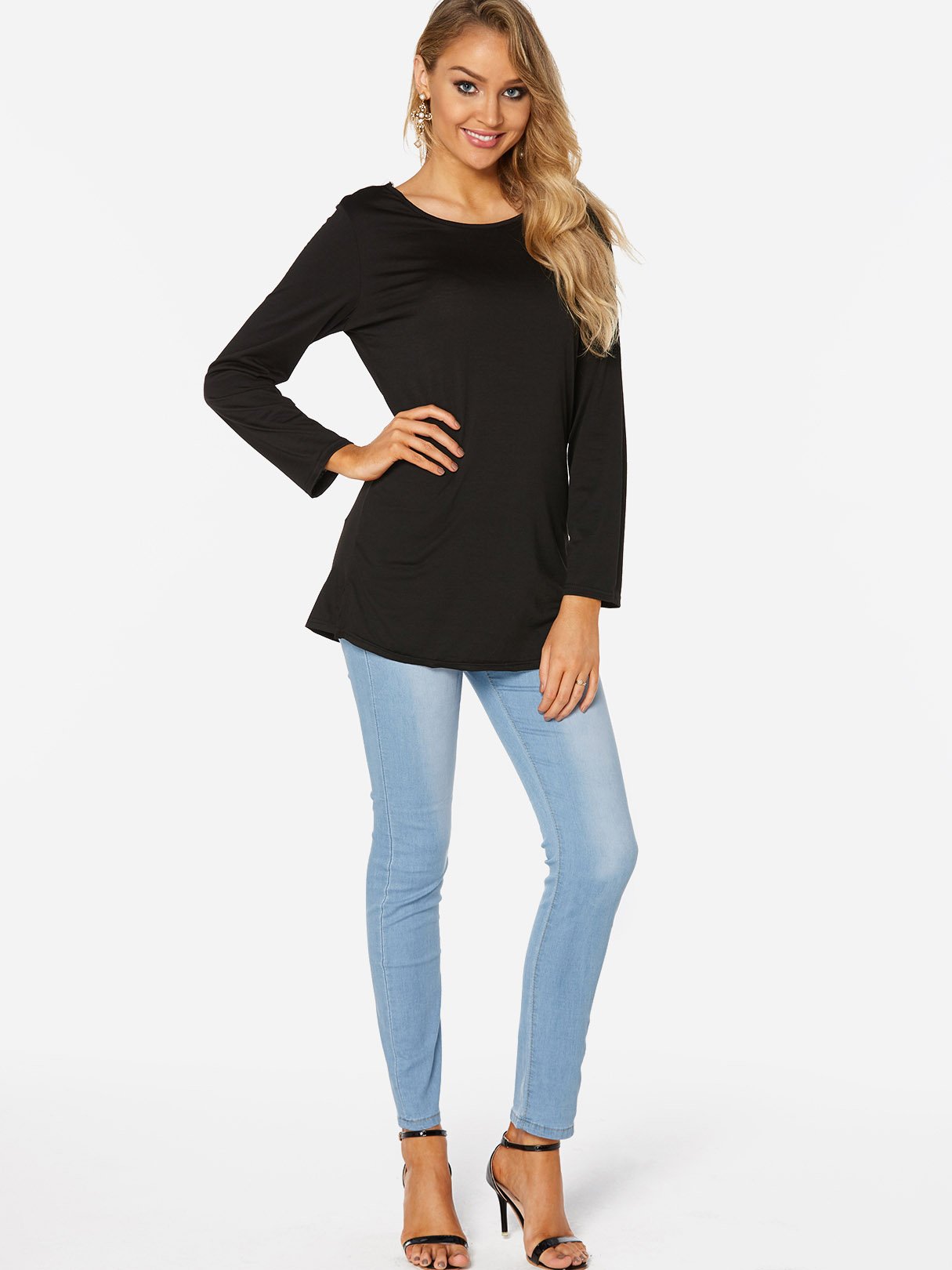 OEM ODM Ladies Jeans Top