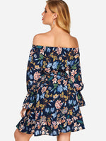 NEW FEELING Womens Floral Floral Dresses