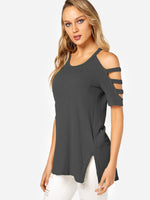 ODM Ladies Half Sleeve T-Shirts