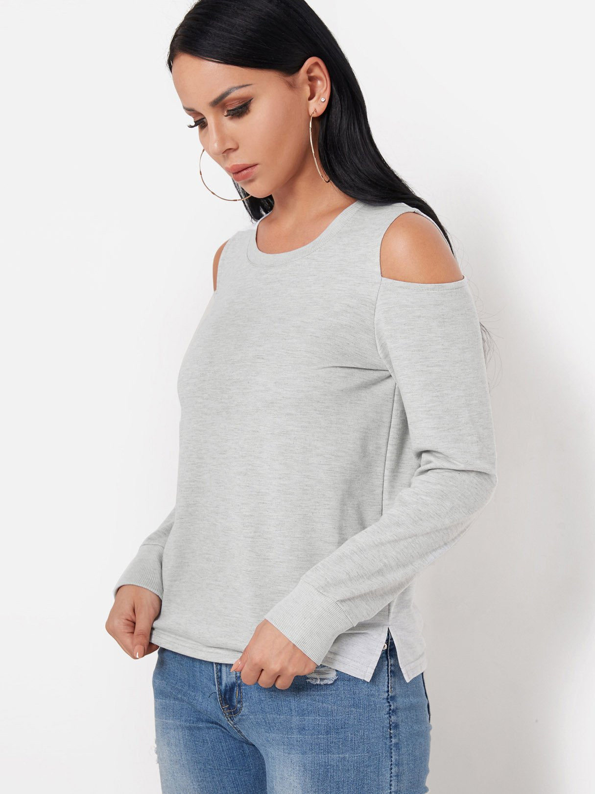 NEW FEELING Womens Grey T-Shirts