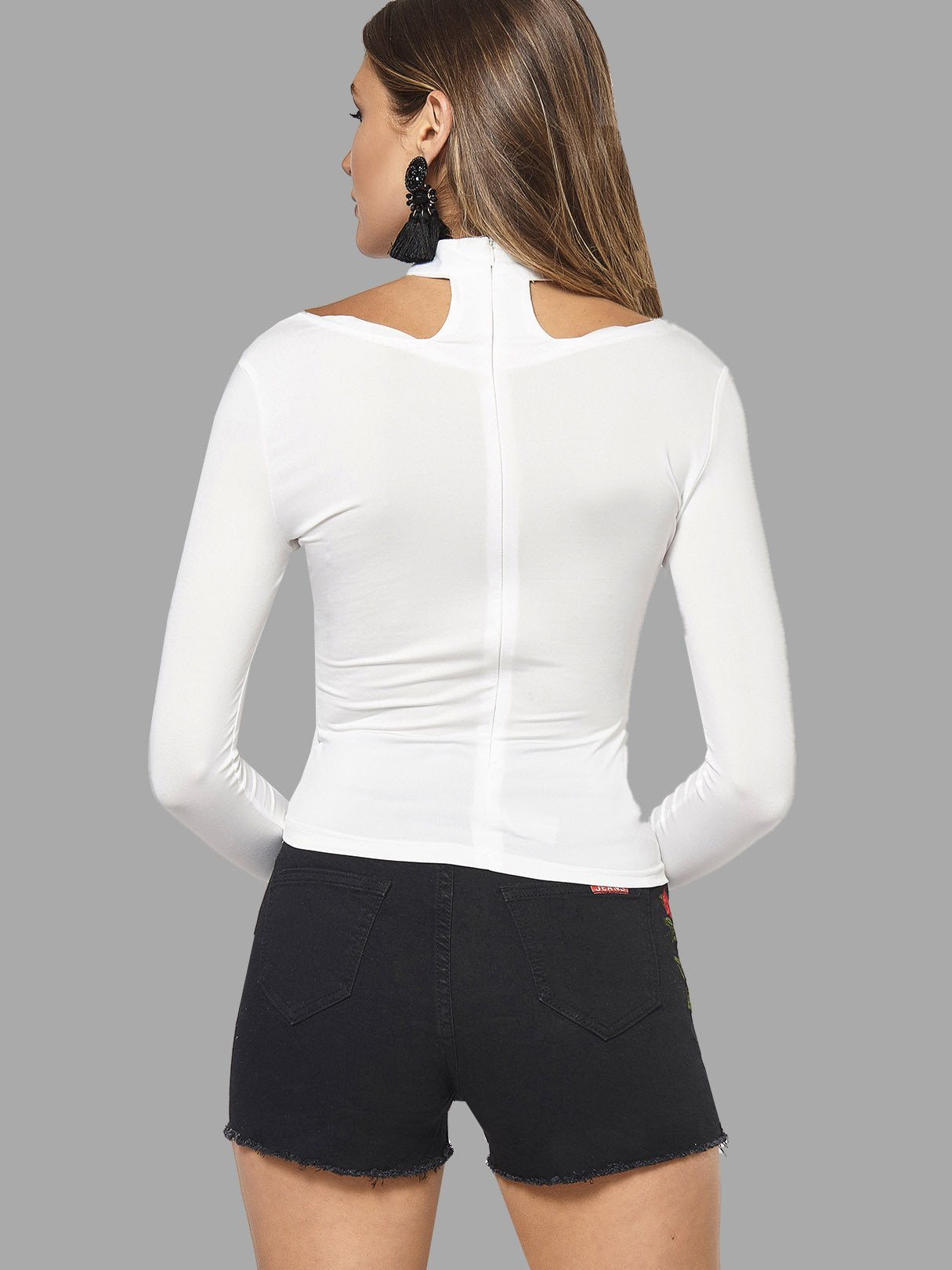 OEM Ladies Black T-Shirts