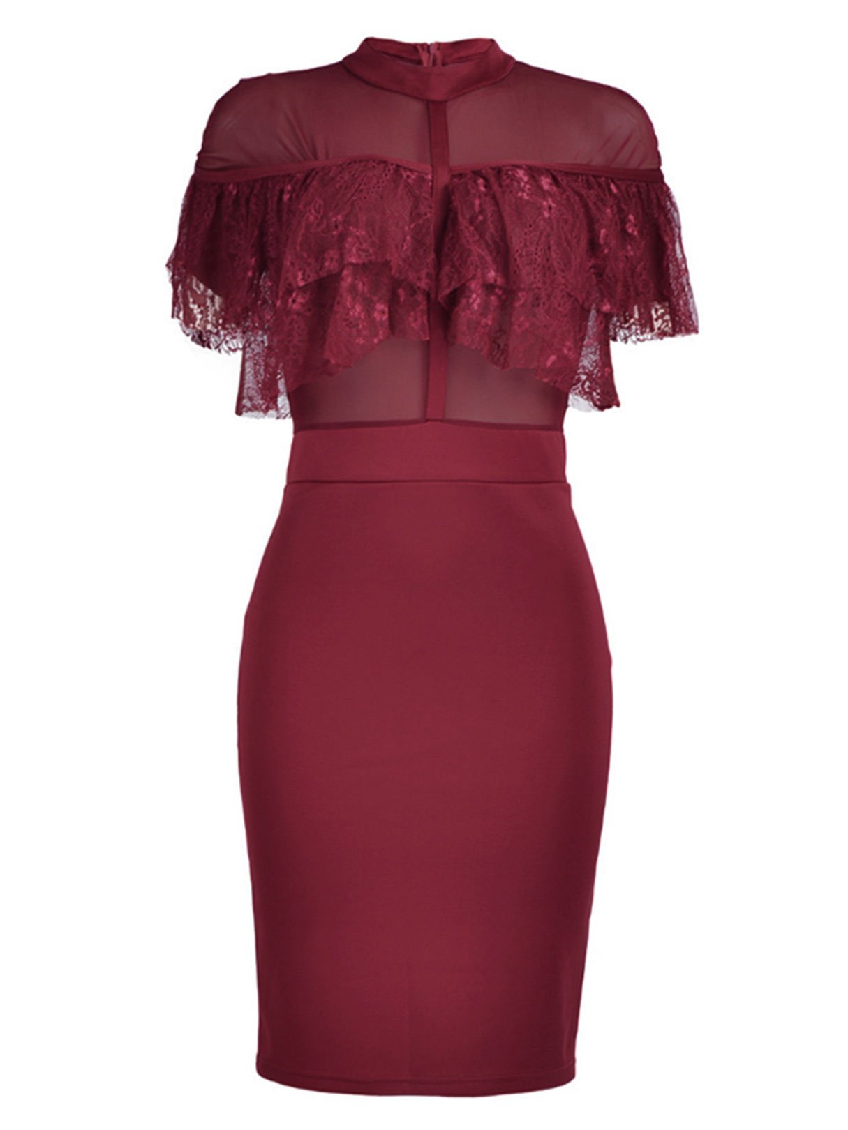 ODM Ladies Short Sleeve Midi Dress