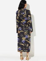 NEW FEELING Womens Black Floral Dresses