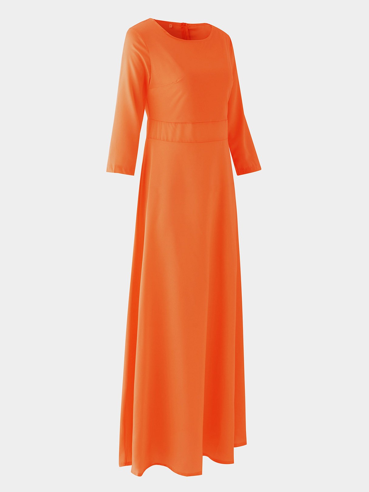 OEM Ladies Orange Maxi Dresses
