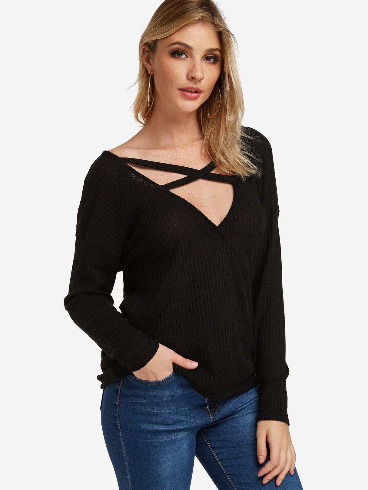 OEM Ladies Black T-Shirts
