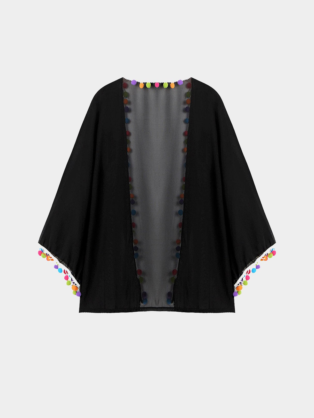 NEW FEELING Womens Black Cover-Ups