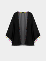 NEW FEELING Womens Black Cover-Ups