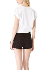 NEW FEELING Womens White T-Shirts