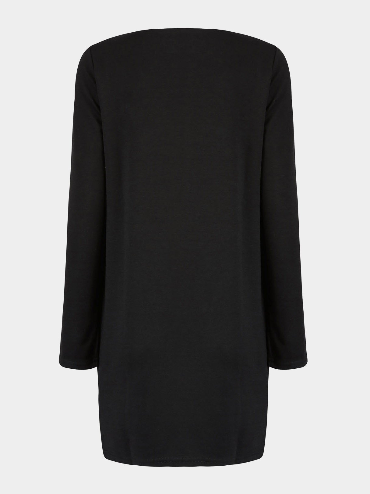 NEW FEELING Womens Black V-Neck Dresses