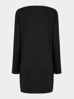 NEW FEELING Womens Black V-Neck Dresses