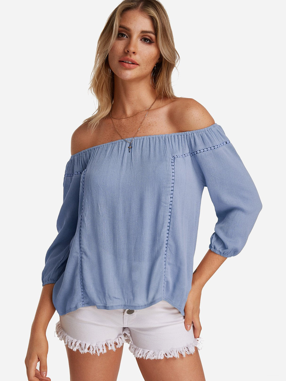 Custom Ladies Off The Shoulder Blouses