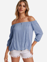 Custom Ladies Off The Shoulder Blouses