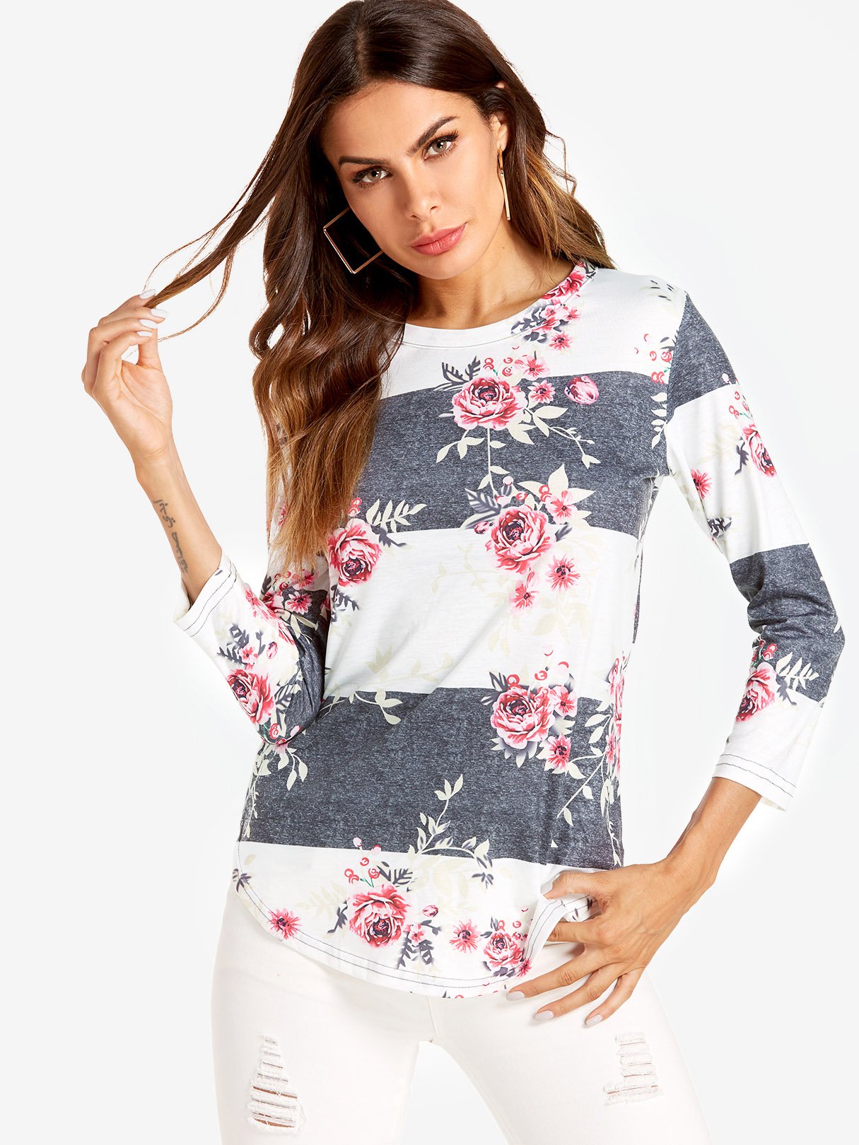 OEM Ladies White T-Shirts