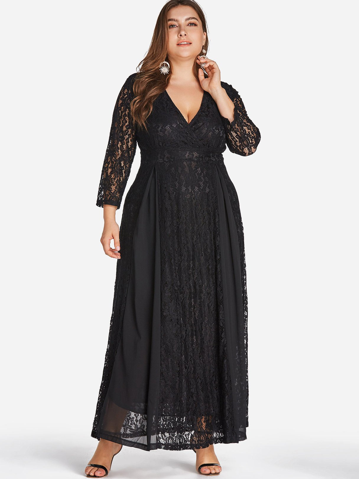 OEM ODM Ladies Blue Plus Size Dresses