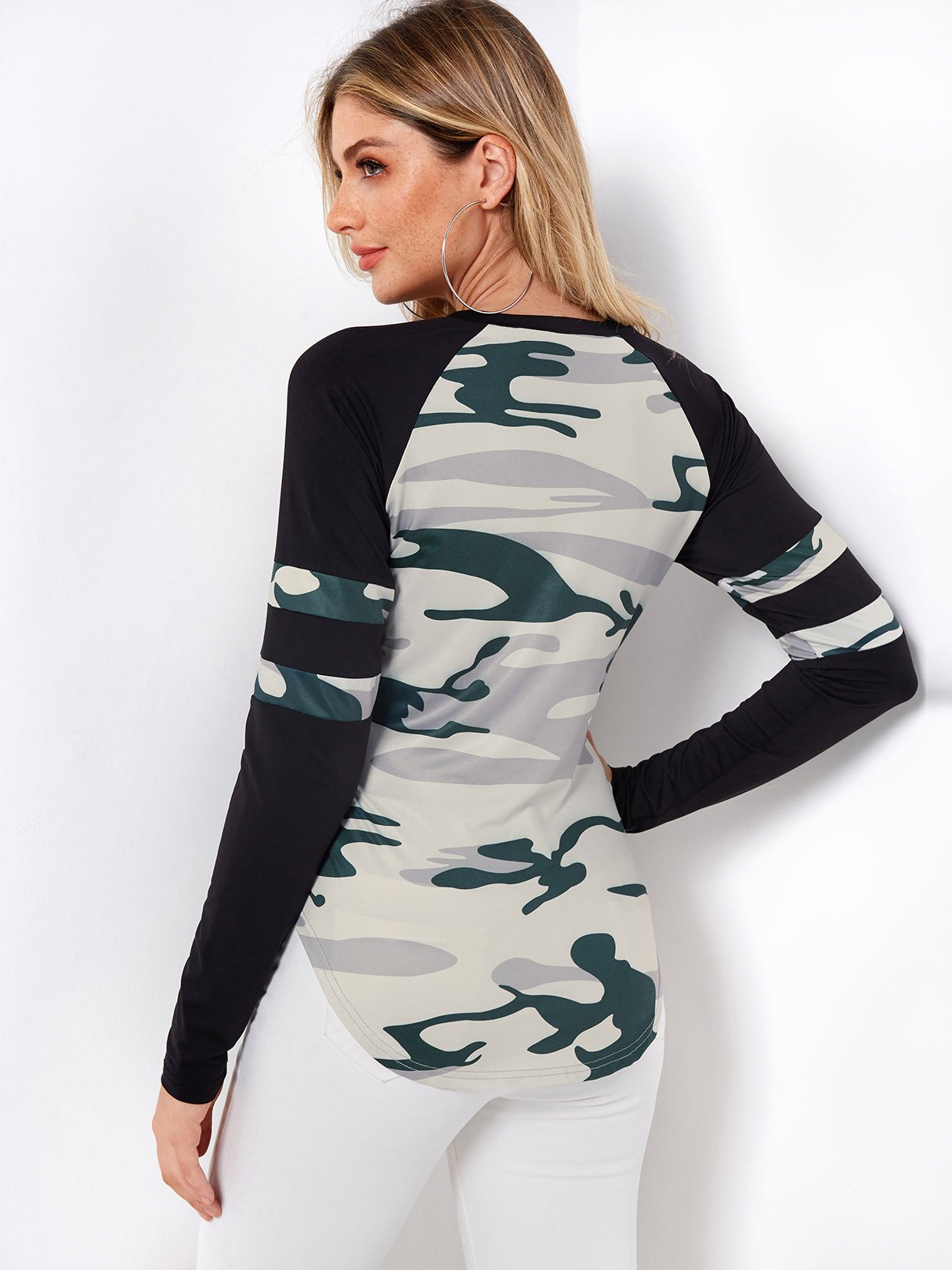 NEW FEELING Womens Multi T-Shirts