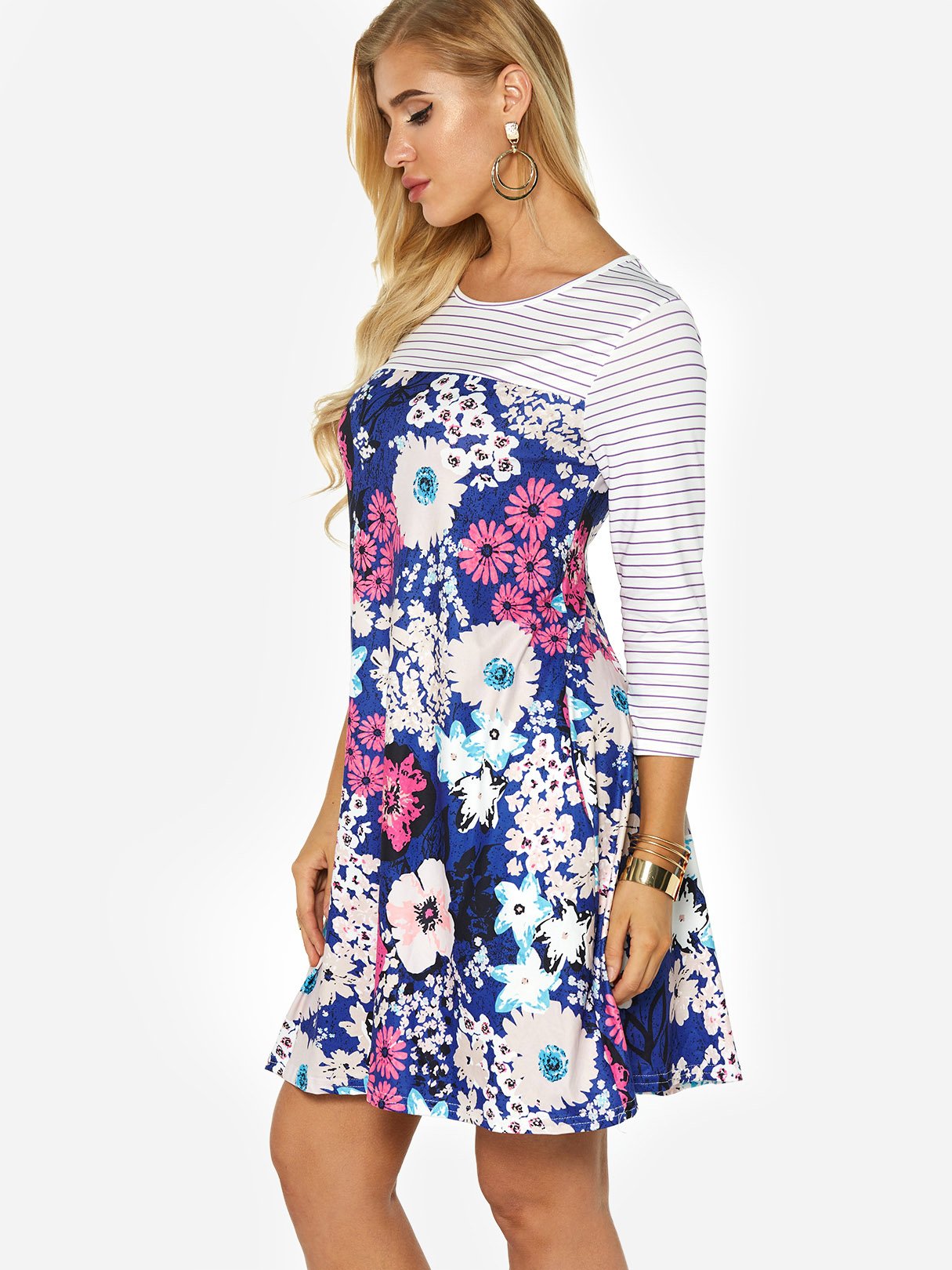 OEM Ladies Multi Floral Dresses