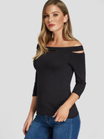 OEM Ladies Black T-Shirts