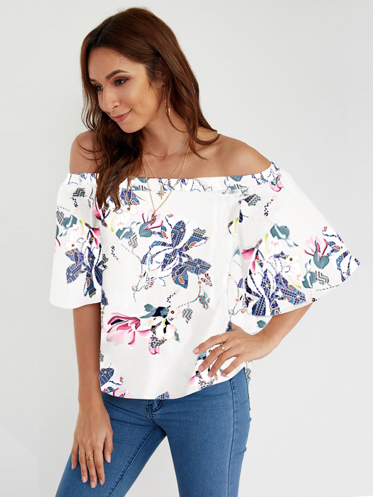 OEM Ladies White Blouses
