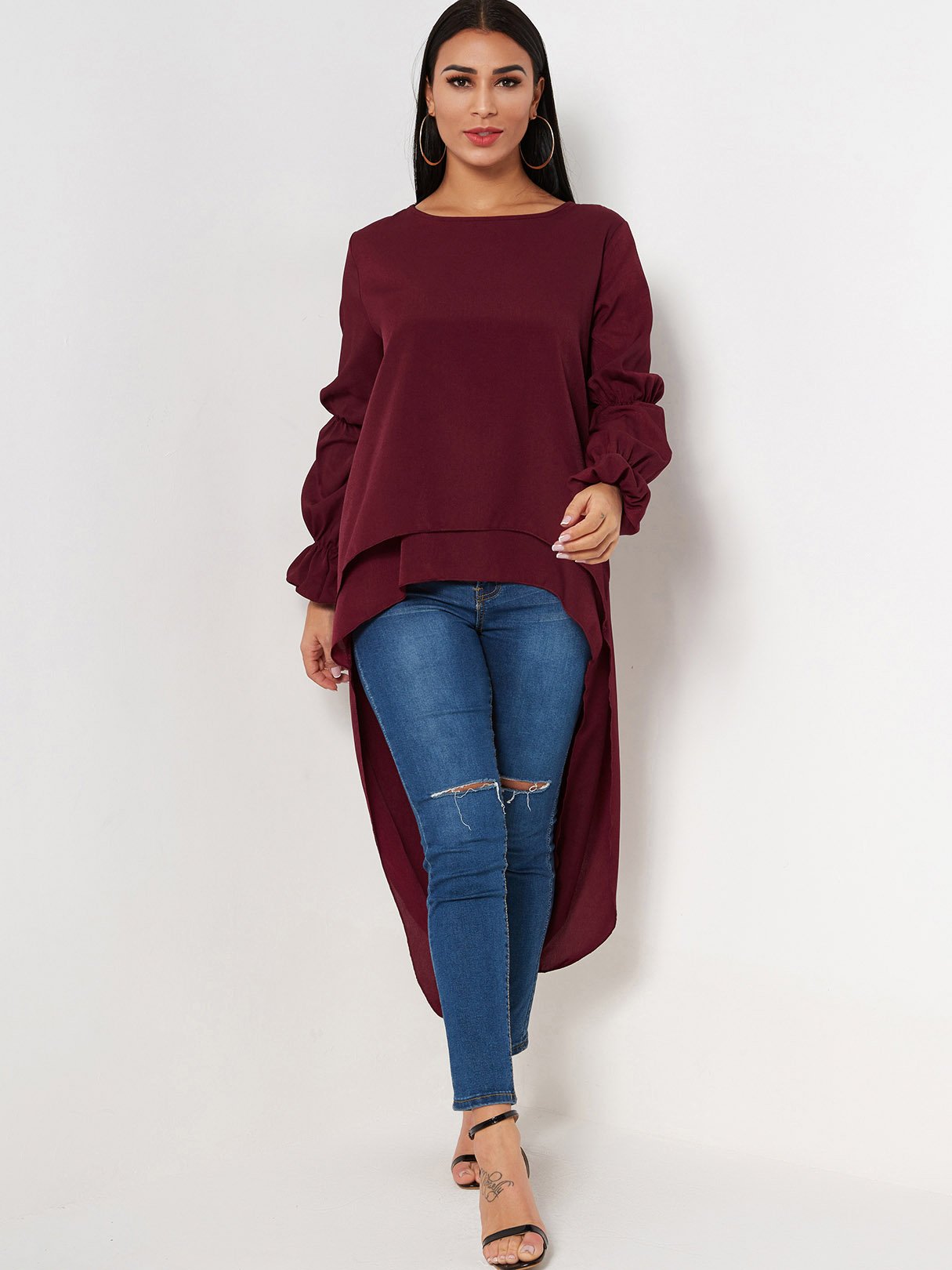 ODM Ladies Long Sleeve T-Shirts