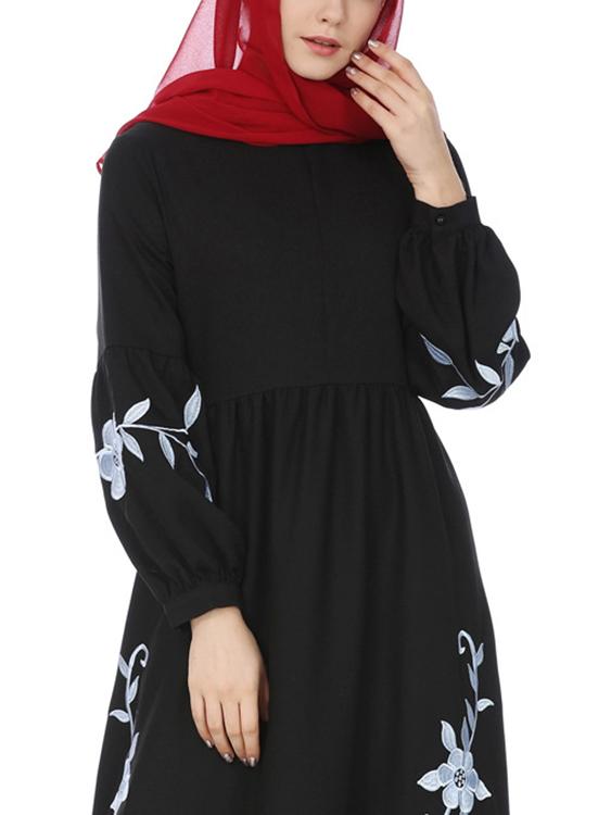 ODM Ladies Long Sleeve Maxi Dress