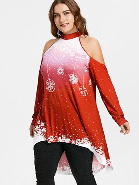 ODM Ladies Long Sleeve Plus Size Tops