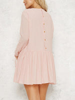OEM Ladies Pink Mini Dresses