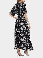 NEW FEELING Womens Black Floral Dresses