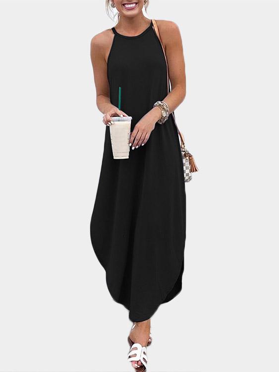 OEM Ladies Red Maxi Dresses