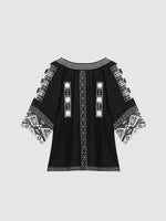 NEW FEELING Womens Black Blouses