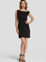 NEW FEELING Womens Black Mini Dresses