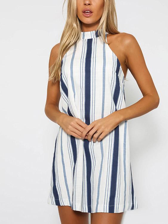 ODM Ladies Sleeveless Mini Dresses