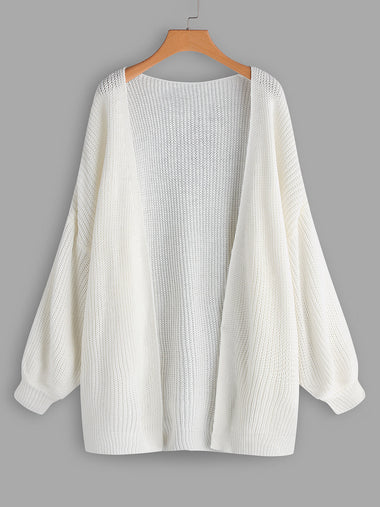 Wholesale Plain Long Sleeve White Plus Size Tops